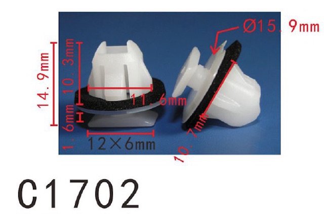 20 個フィット日産 76882JG10A 外装ホイールフェンダーフレアモールディングクリップ