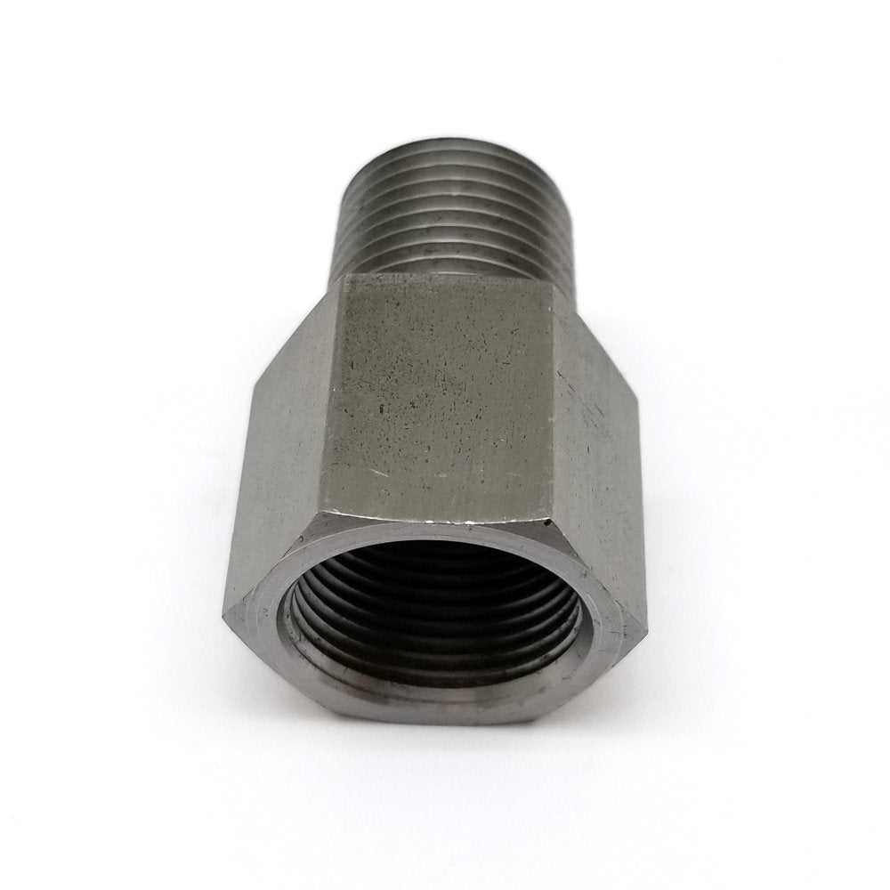 スチールアダプター NPT 1/2 インチオス - M22x1.5 メス継手 HEX 27 L=43mm/1.7 インチ