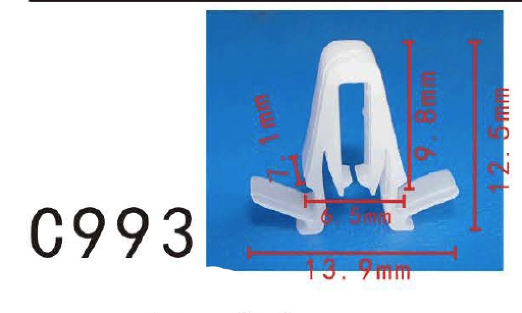 20 個フィット トヨタ タコマ ハイランダー タンドラ 67771-58010 ドア ガーニッシュ モールディング クリップ