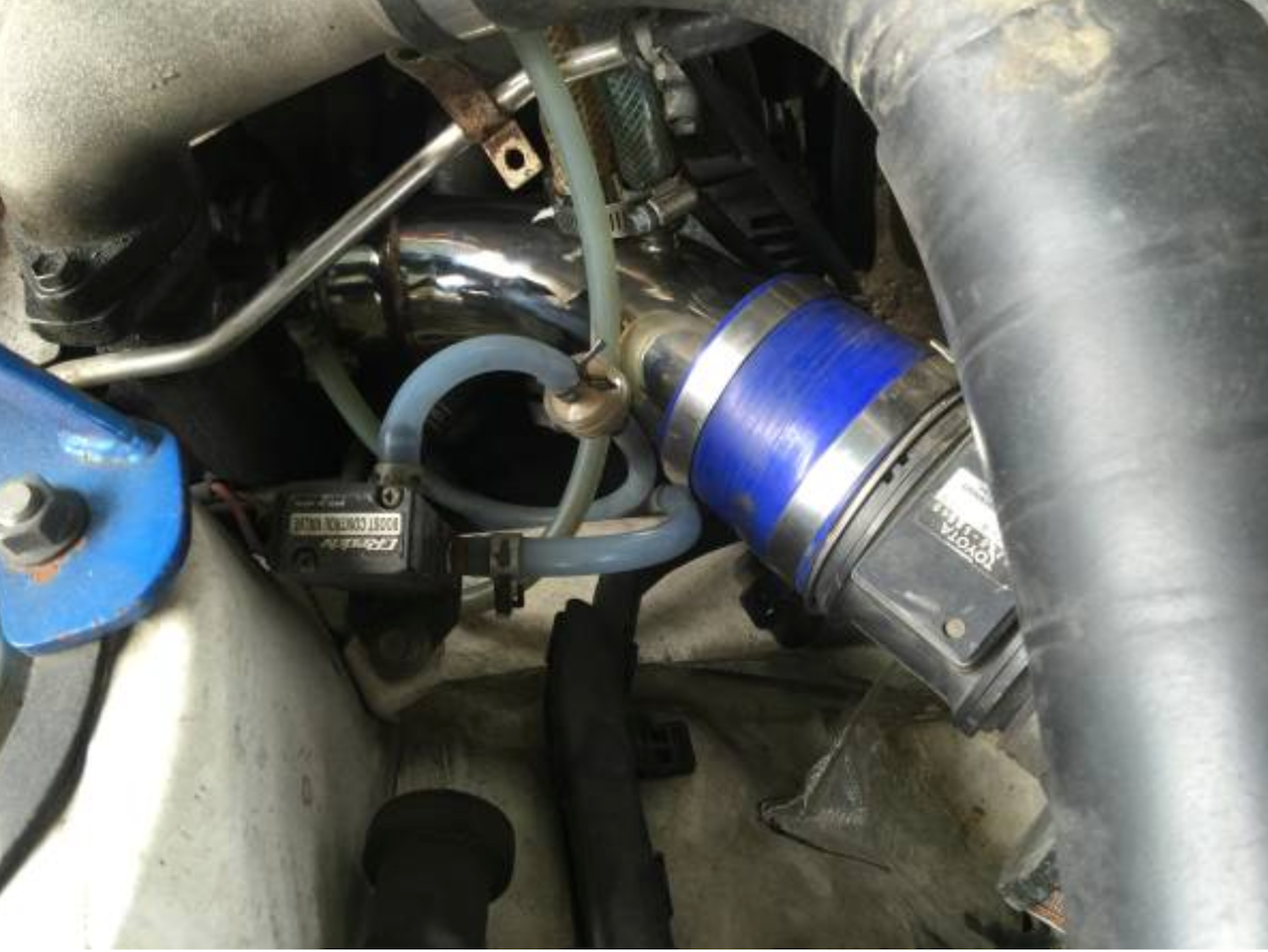 J-パイプ削除キット Autobahn88 合金インテークパイプ 80 ミリメートルトヨタチェイサー 1JZ JZX100