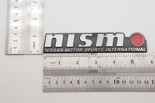 アルミエンブレムバッジ日産ニスモスカイライン GTR GTS RB26 RB25 R34 R33 に適合