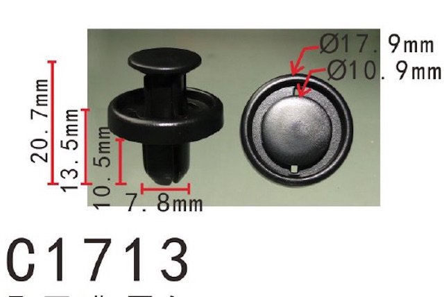 Autobahn88 20 個フィットスバル、トヨタ 909140065、SU00302989 マッドシールドリテーナー