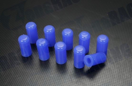 シリコン 8mm 5/16 インチ ブランキング キャップ インテーク真空ホースエンド ブングプラグ - 10 個