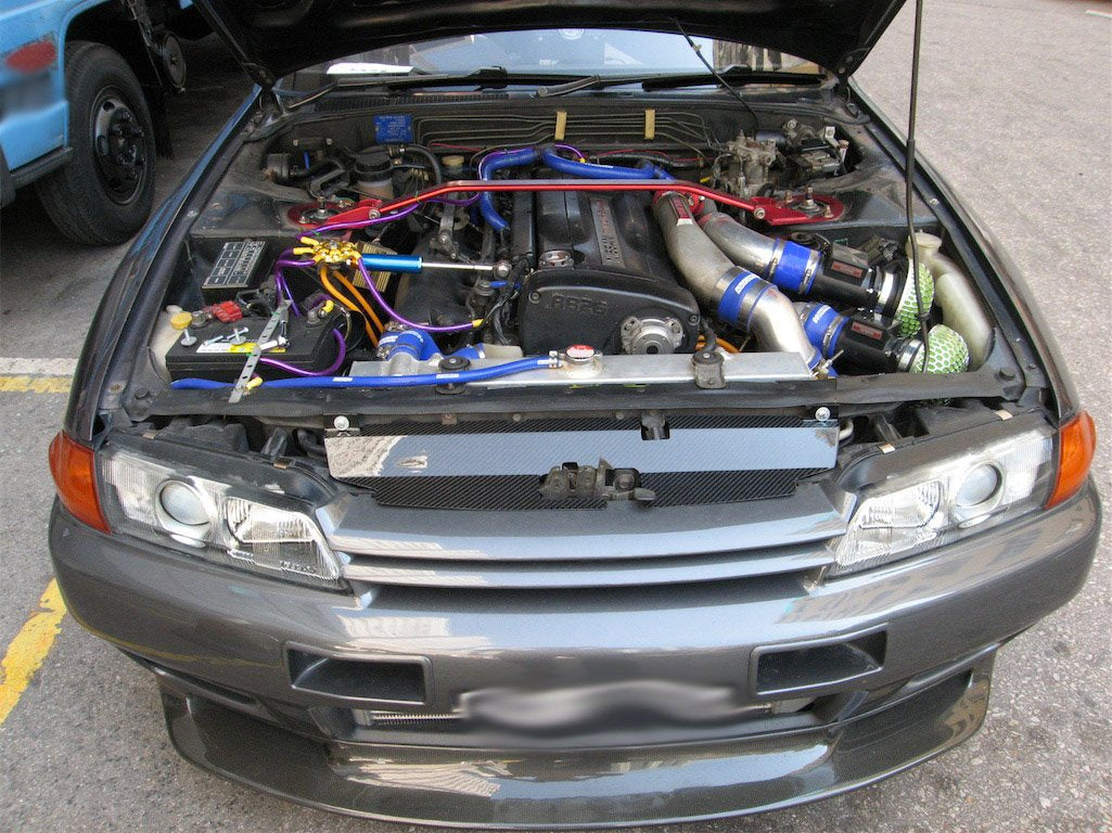 シリコン フルセット アンシラリー + ヒーターホース フィット スカイライン GTR R32 RB26 GT-R ターボ