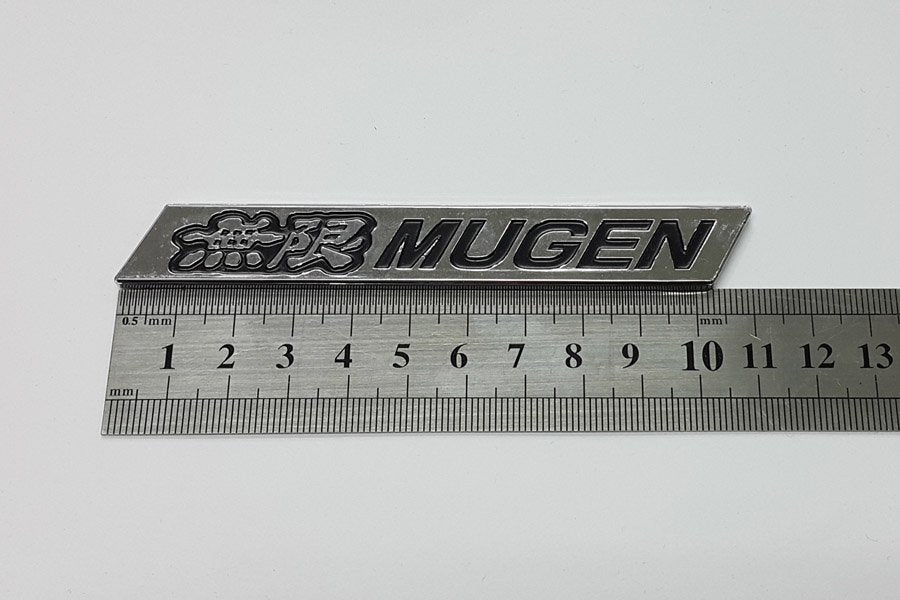 Mugen クロームバッジエンブレムサイドスポイラーホンダ GT ウィング TypeR シビック インテグラに適合