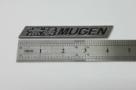 Mugen クロームバッジエンブレムサイドスポイラーホンダ GT ウィング TypeR シビック インテグラに適合