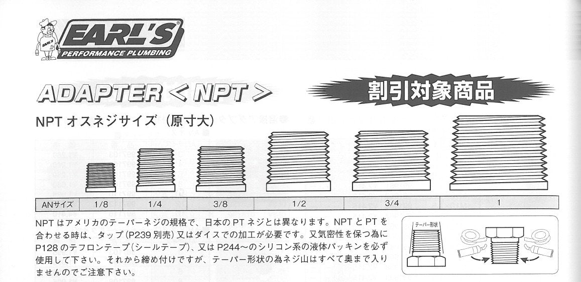 スチールアダプター NPT 1/2 インチオス - M22x1.5 メス継手 HEX 27 L=43mm/1.7 インチ