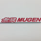 Mugen バッジ エンブレム サイド スポイラー ホンダ GT ウィング TypeR シビック インテグラ レッド用