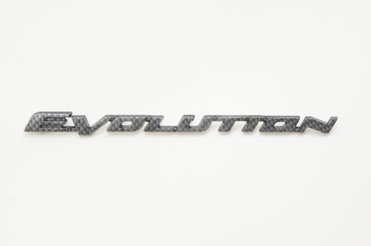 フィット ランサー エボリューション EVO トランク ブラック カーボン スタイル プラスチック バッジ エンブレム ロゴ