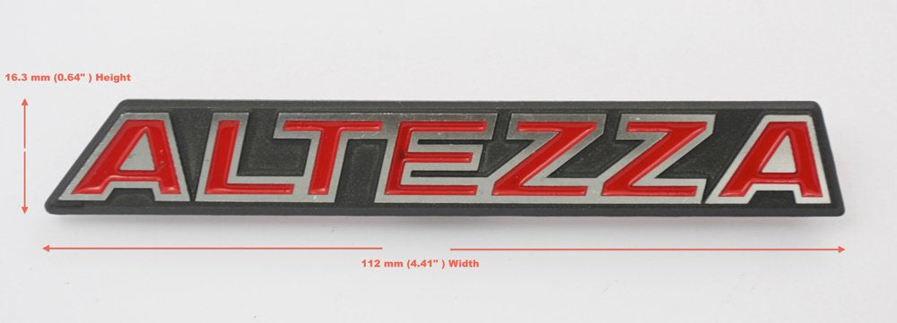 エンブレムバッジ トヨタ レクサス アルテッツァ RS200 / IS200 フロントグリルアルミニウム用