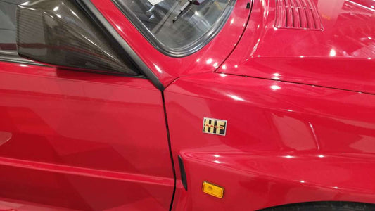ランチア デルタ HF バッジ インテグラーレ EVO 4WD エンブレム K_hlergrill スクデットに適合
